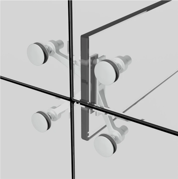 Edderkoppglass gardinveggsystem